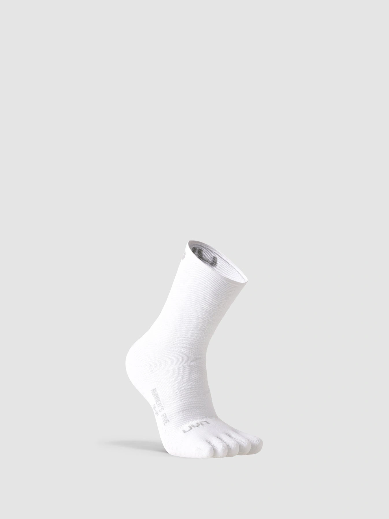 UYN Herren Laufsocken Runner’s Five Grip S100367W000 - Weiß GR. 35/38