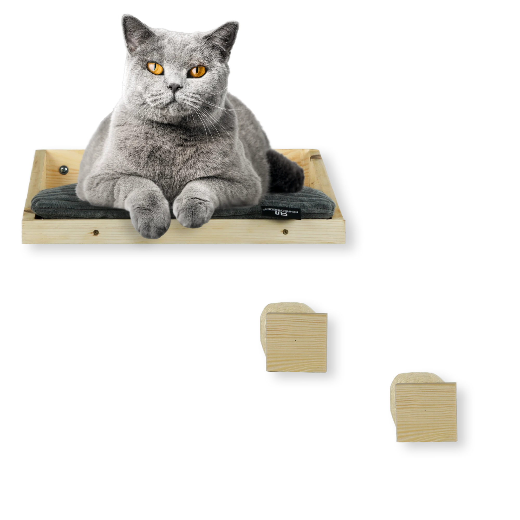 Rohrschneider RS 01139 Katzenkletterwand mit Kissen – Kletterwand