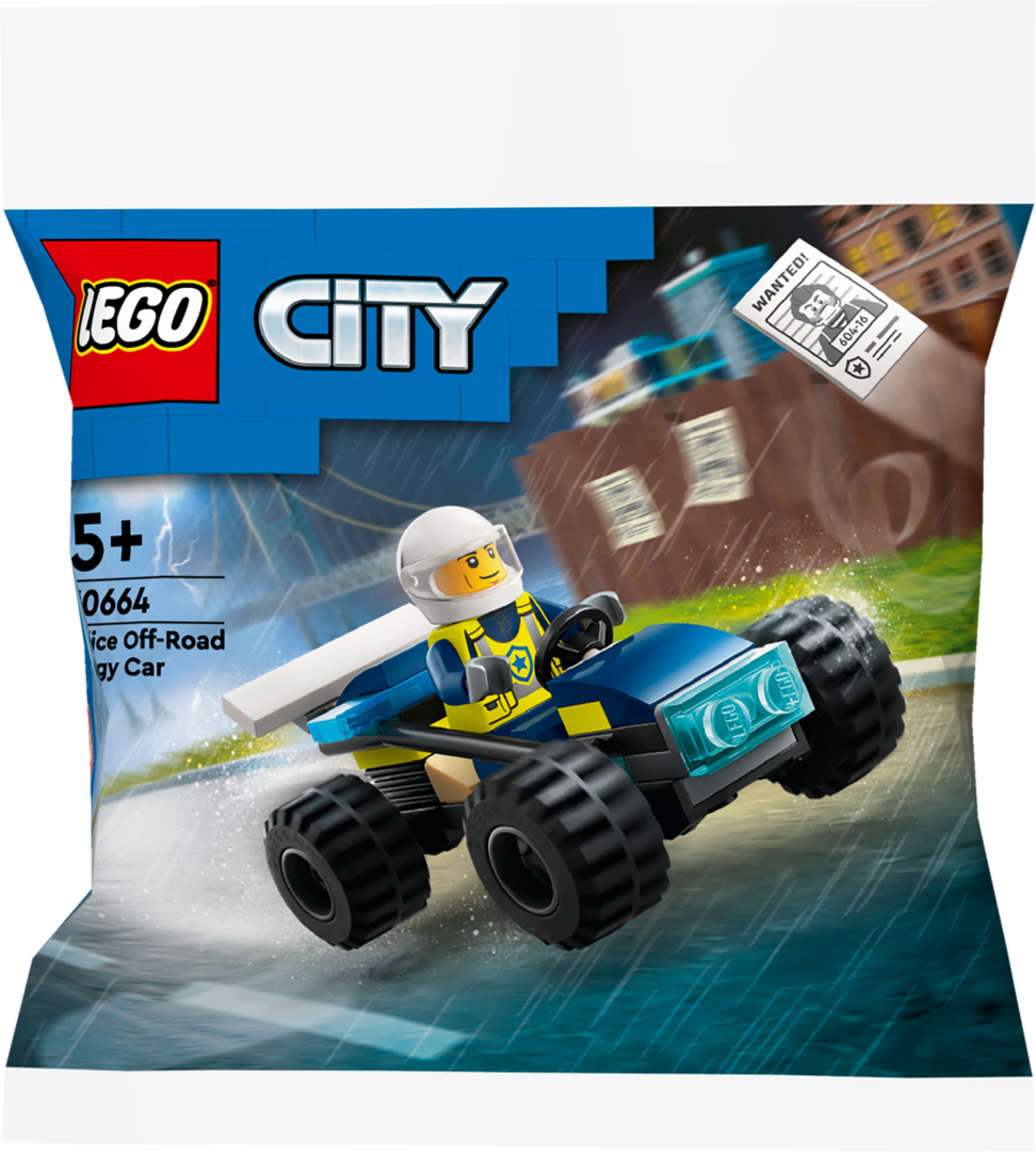 LEGO_30664_Polizei-Geländebuggy, Maschine, Rad, Buggy, Transport, Fahrzeug