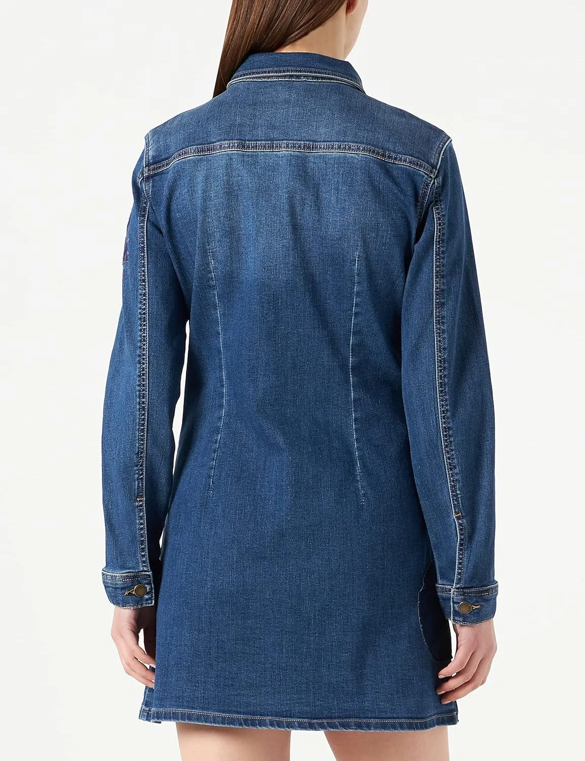 Desigual Damen Jeanskleid „Mickey Pat“ - Blau 22SWVD06 GR. XL