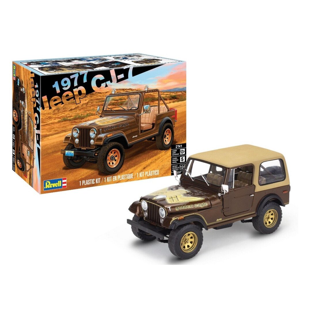 Revell_14547_Jeep_Cj-7_1977_1:24, Maschine, Rad, Auto, Jeep, Sprach