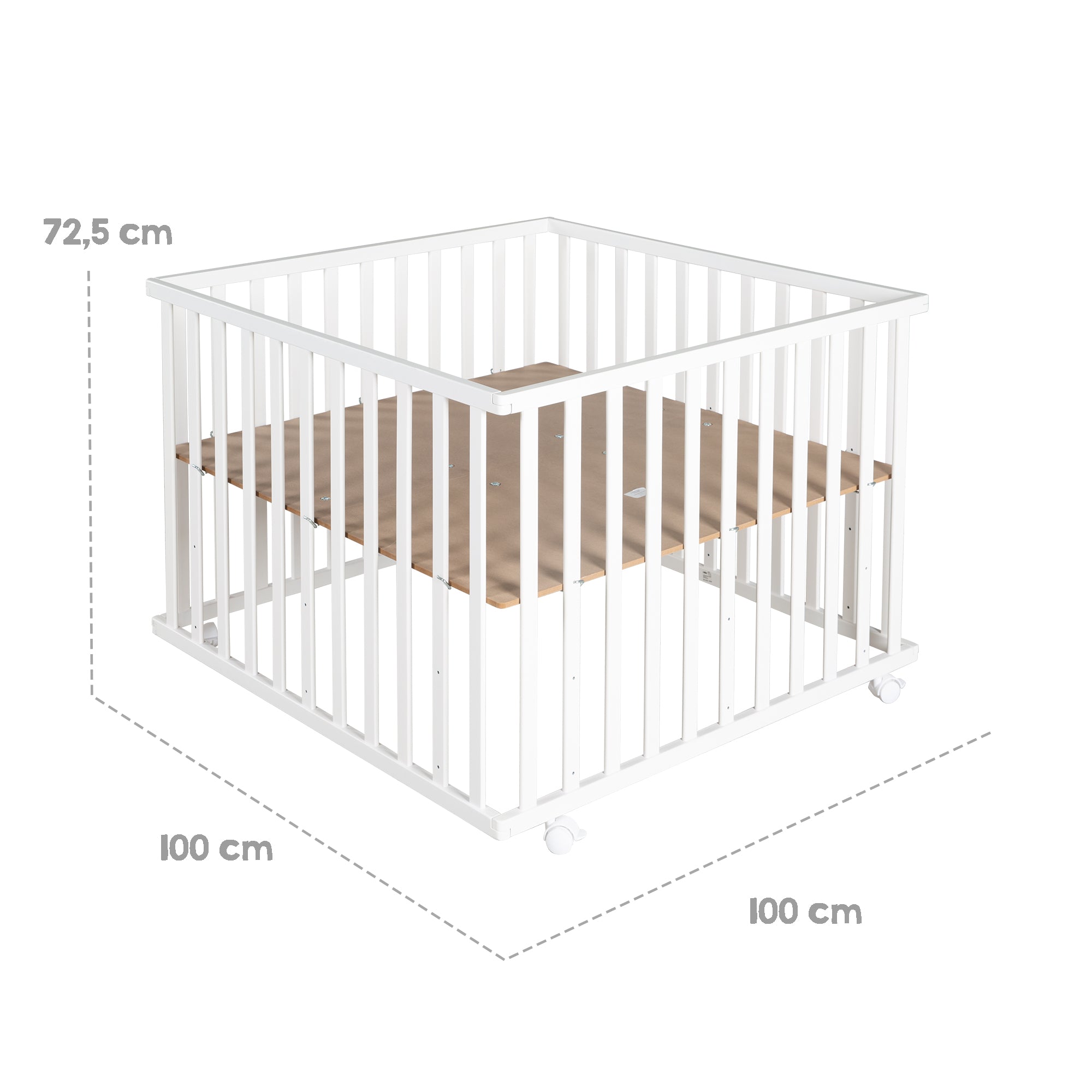 Roba 202046WES198 Laufgitter 100x100 cm Indibär weiß - Produktbild 13