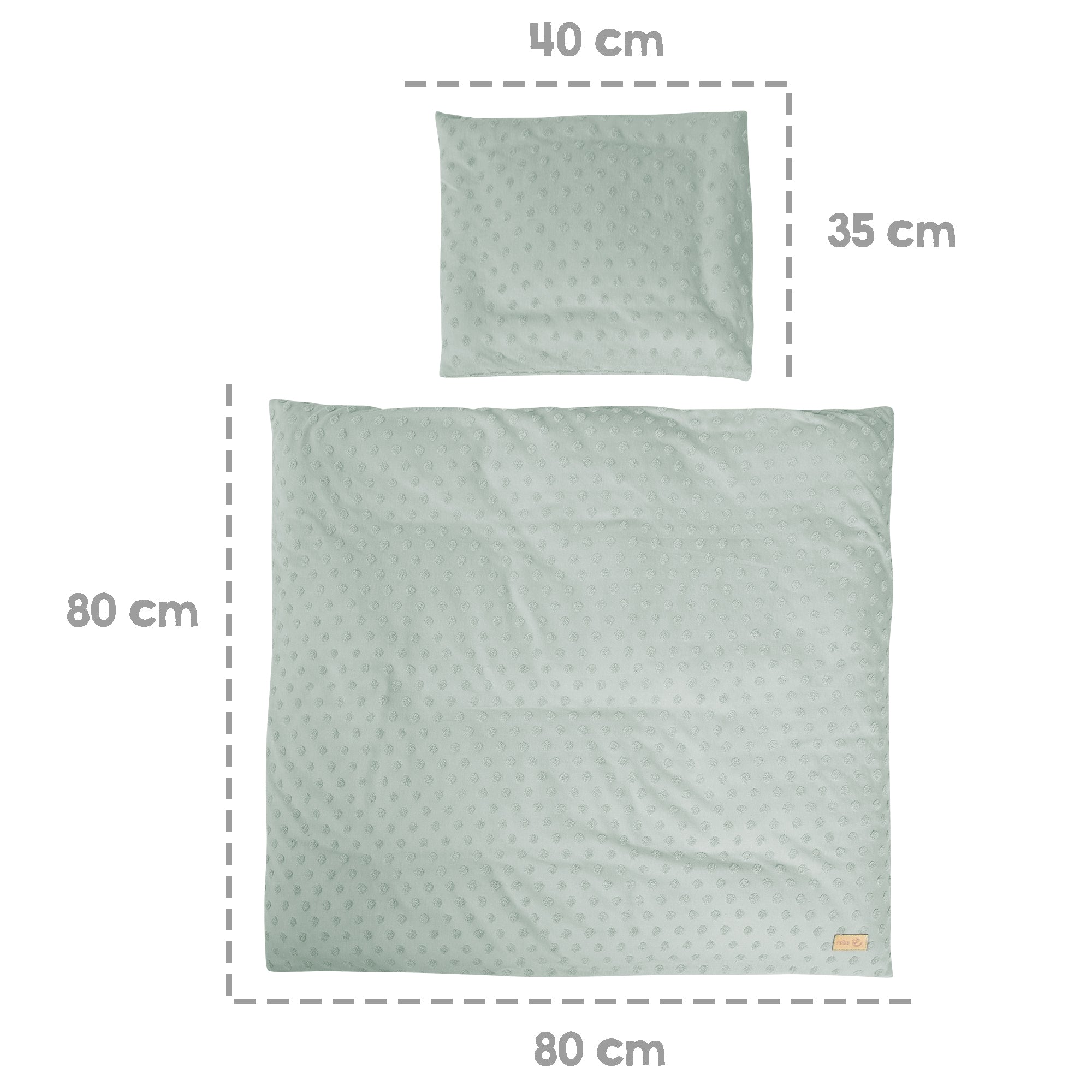 Roba 314090G240 Wiegenset 2-tlg Lil Planet frosty green – Bettwäschen - Produktbild 5
