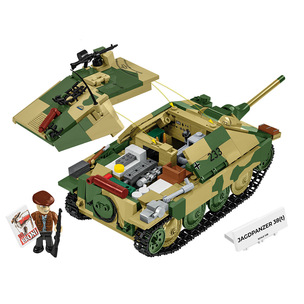 COBI 2670 - Jagdpanzer 38(T) "BRAVE" - Bild 8