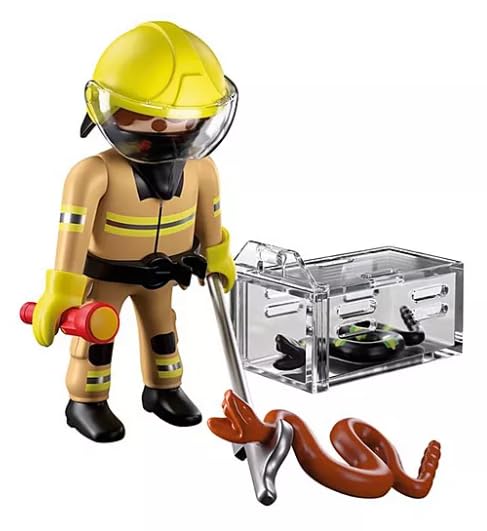 PLAYMOBIL 71882 Schlangenrettung Mutiger Feuerwehreinsatz mit Tierrettung
