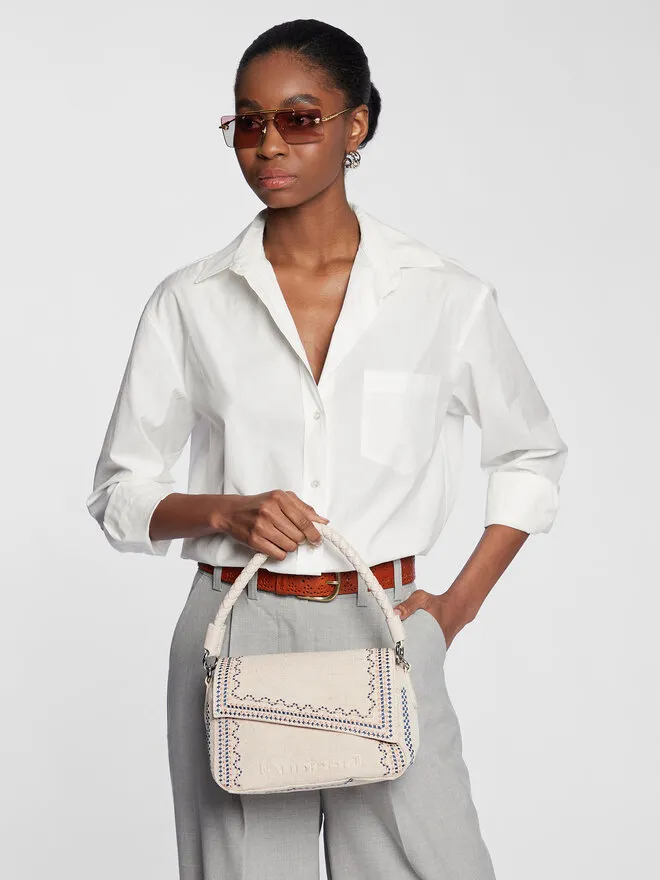 Desigual Damen Schultertasche 22SAXA751099U - Beige