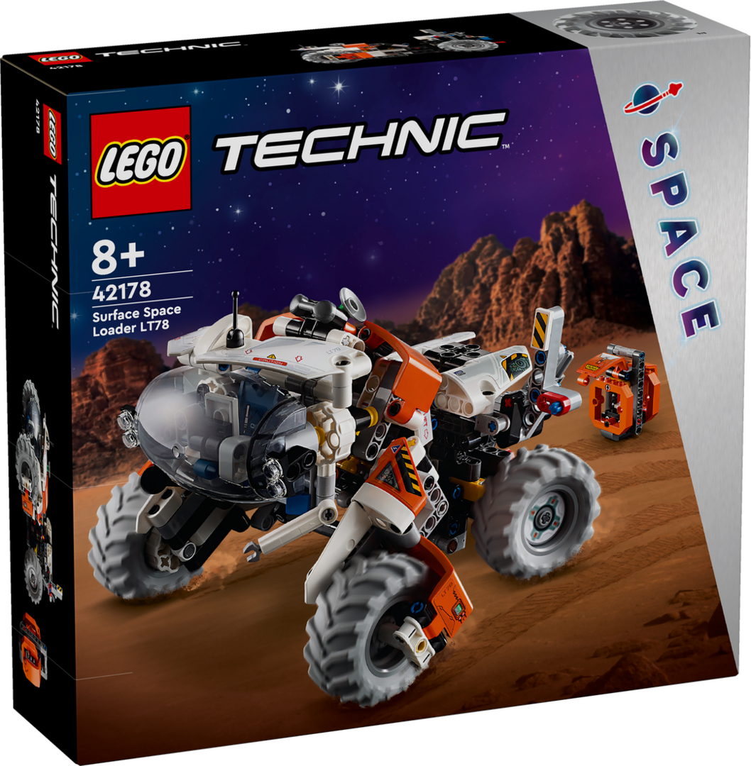 LEGO, 42178, Weltraum, Transportfahrzeug, LT78, Maschine, Rad, Atv, Transport, Fahrzeug
