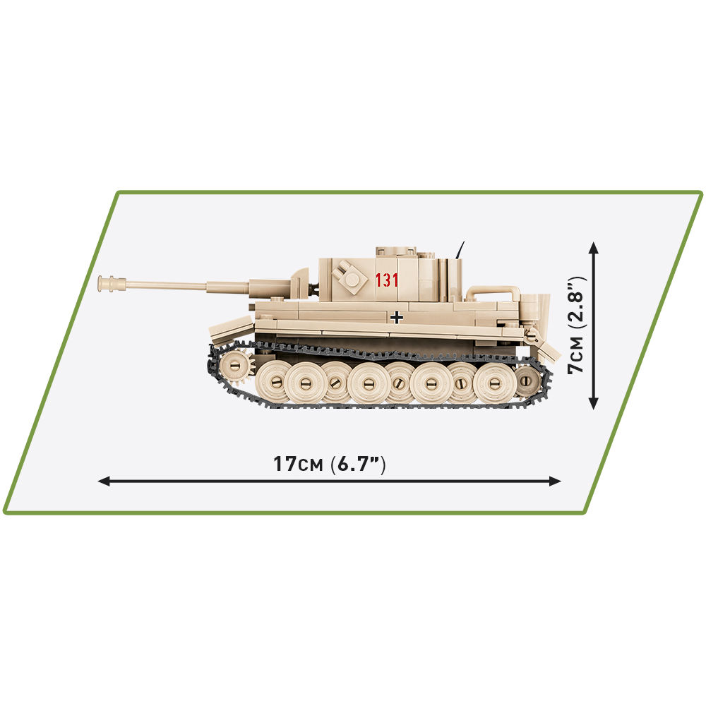 COBI 2710 - PZKPFW VI TIGER ''131'' SCALE 1:48 - Bild 5