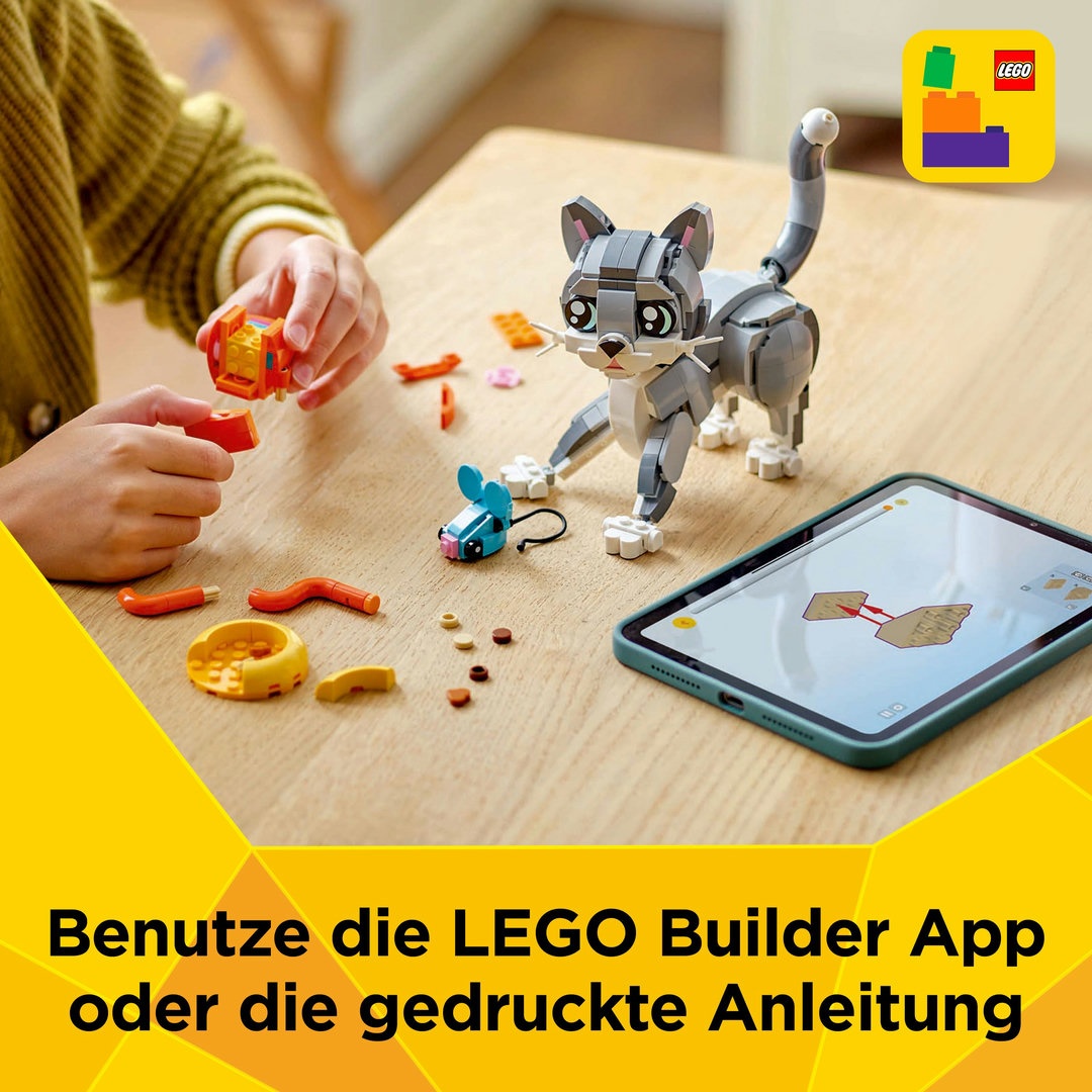 LEGO® Creator 31163 Graue Katze