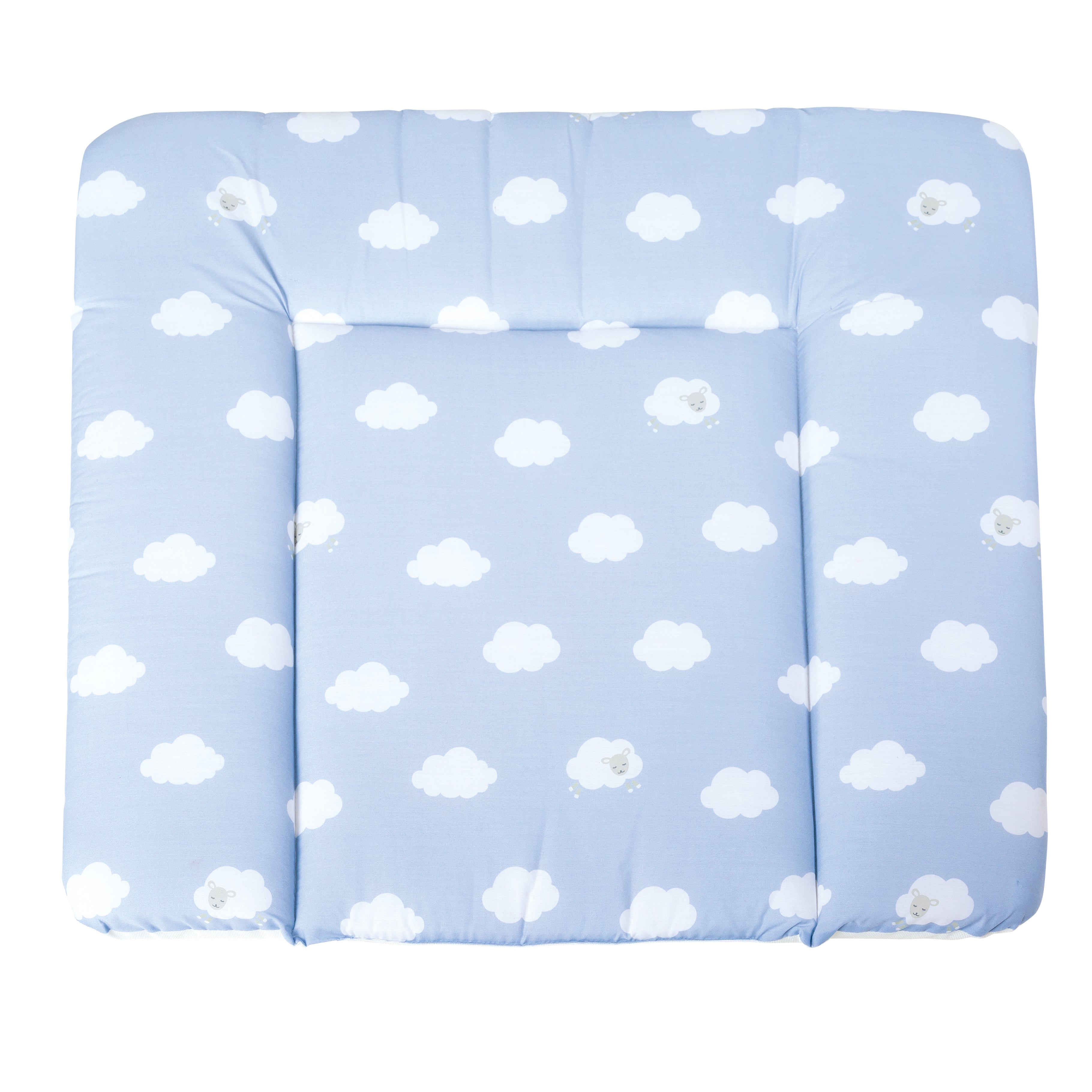 Roba 0817V203 Wickelauflage soft Kleine Wolke blau hell blau – Wickelauflagen - hell blau - Wickelauflagen - Produktbild 1