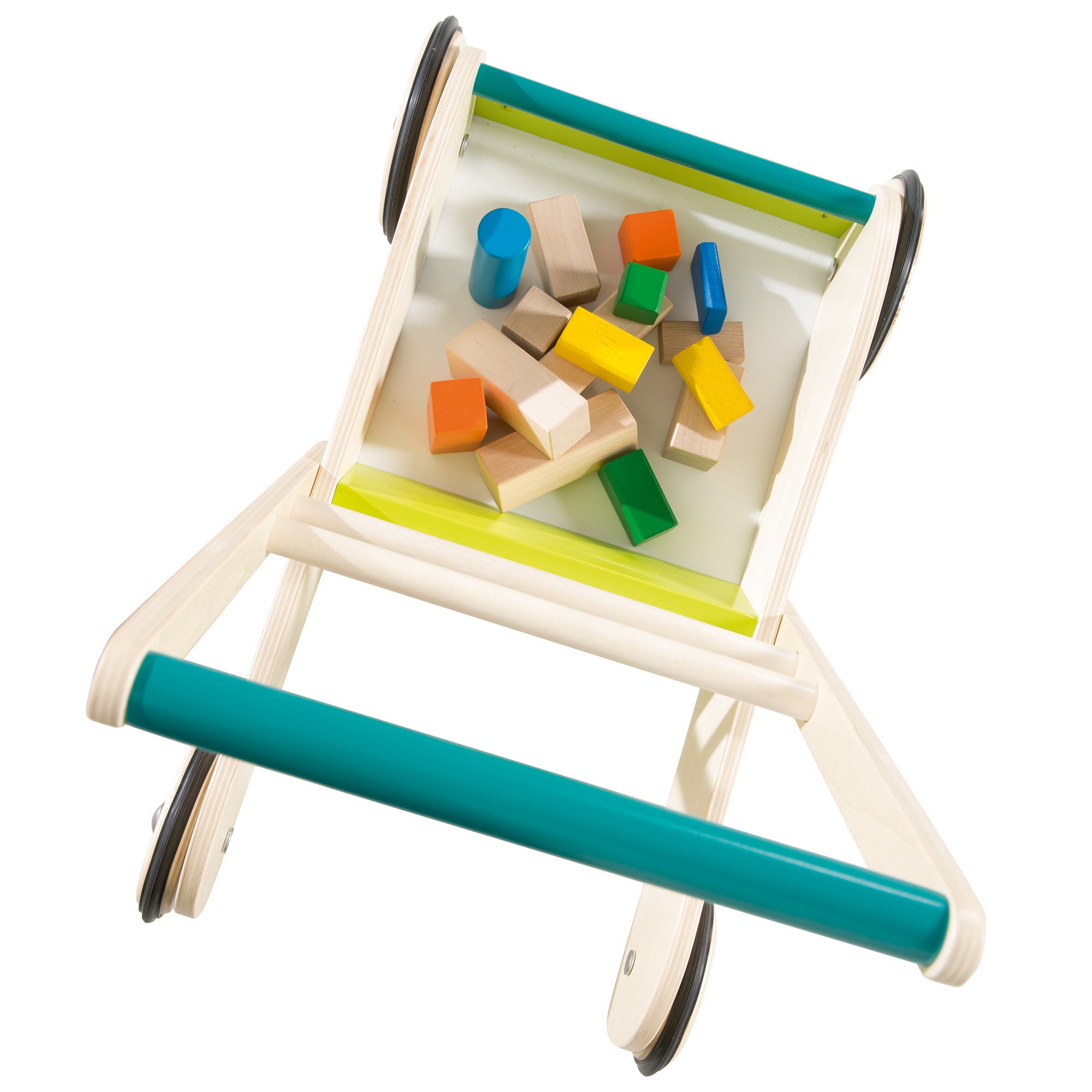 Roba 9753 Lauflernwagen mit Bremse natur lackiert – Spielen & Spaß - Produktbild 3