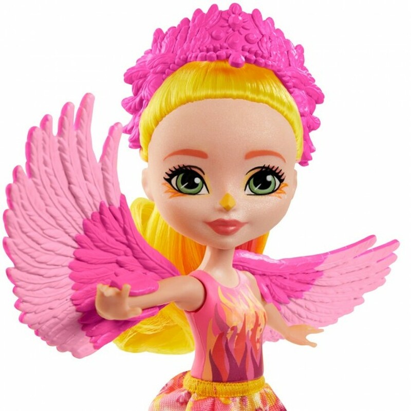 Enchantimals™ Ocean Kingdom™: Falon Phoenix™ & Sunrise™ Basic-Puppe mit Tierfreund & Zubehör GYJ04