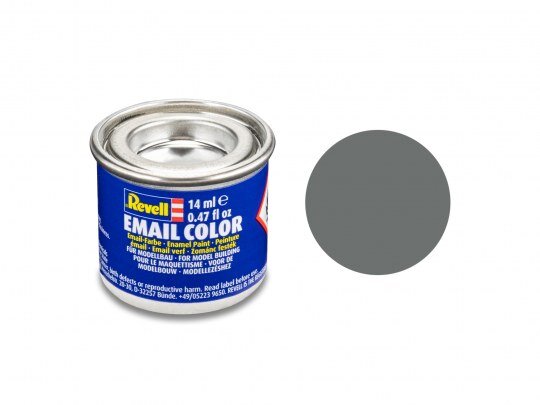 Revell_32147_mausgrau,_matt_RAL_7005_14_ml-Dose_Revell_Modellbau-Farbe_auf_Kunstharzbasis, Zinn, Kann