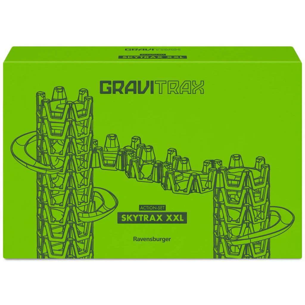 Ravensburger GraviTrax Action-Set XXL Skytrax | Innovatives Kugelbahnsystem mit neuem Design und Funktionen | Murmelba