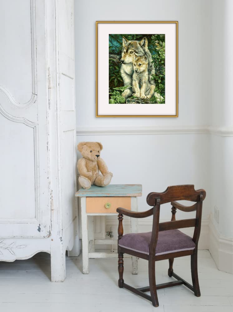 Schipper Mnz - Wolfsmutter - Ausdrucksstarke Tierliebe Auf Leinwand 609240838 Stuhl, Mobiliar, Drinnen, Innenarchitektur, Löwe