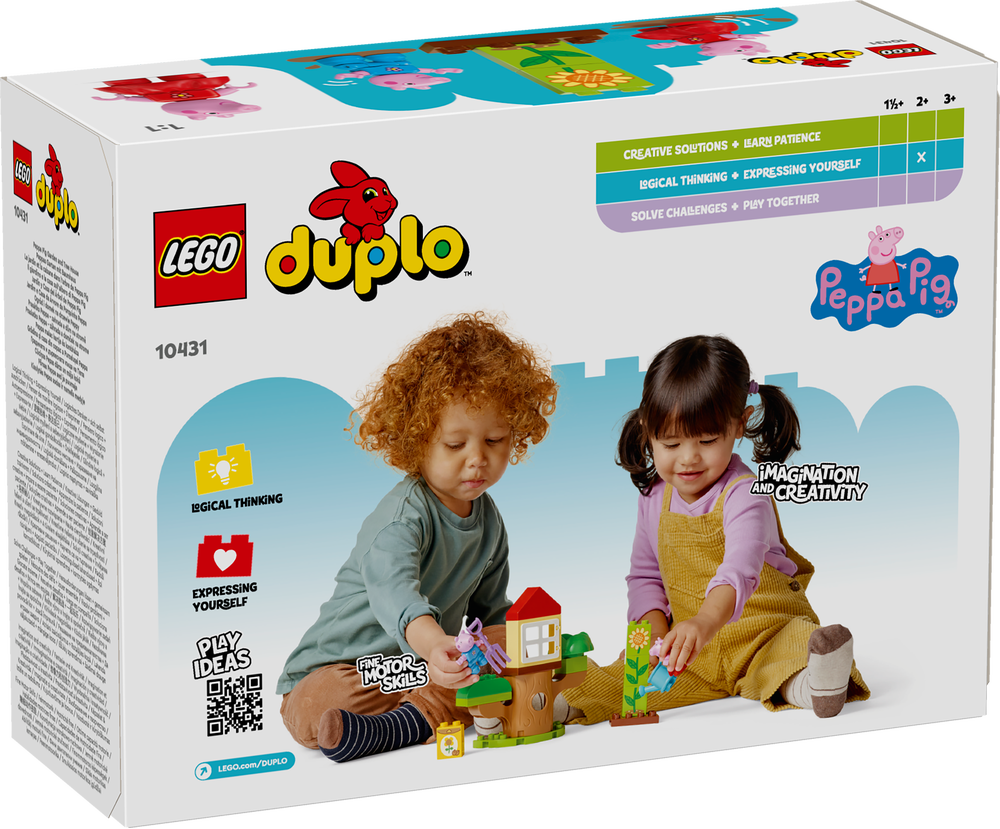 LEGO, 10431, DUPLO, Peppas, Garten, mit, Baumhaus, Kind, Weiblich, Mädchen, Person