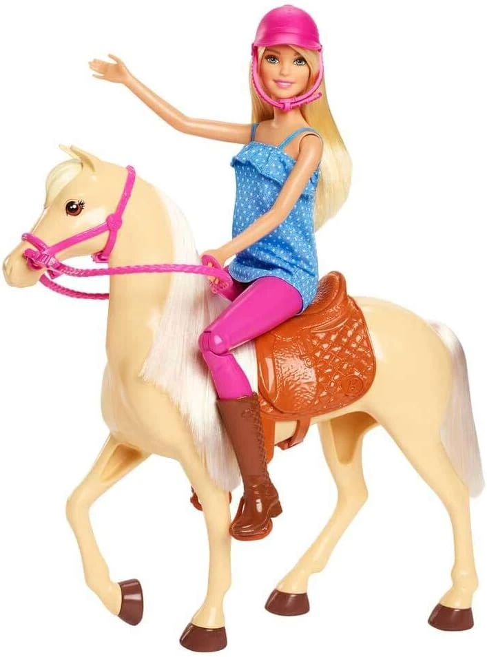 Barbie® Pferd und Puppe FXH13
