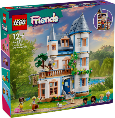 LEGO, 42638, Friends, Burg, mit, Ferienunterkunft, Person