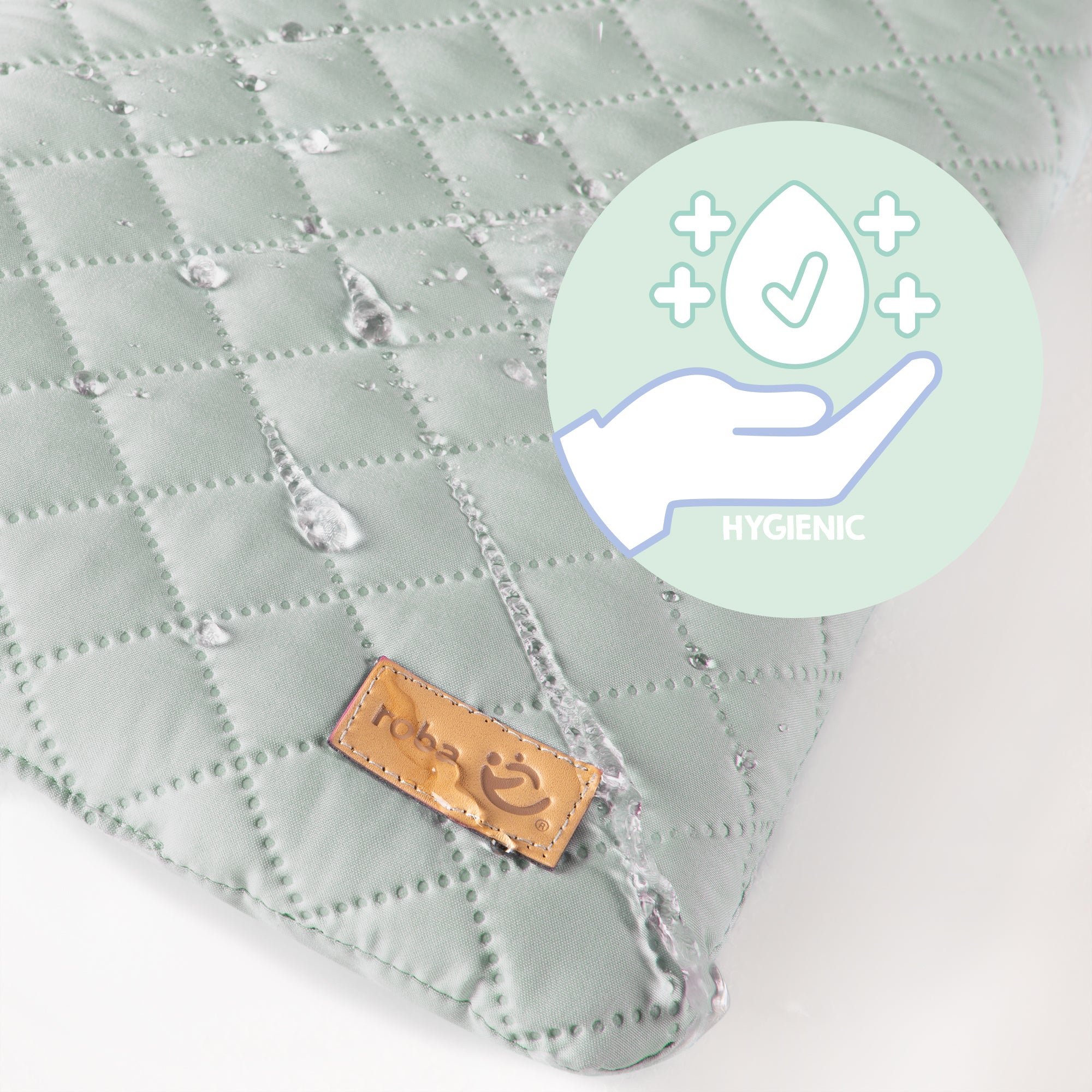 Roba 0232NAV241 Laufgitter 6-eckig roba Style grün Bio Buche natur - Produktbild 12