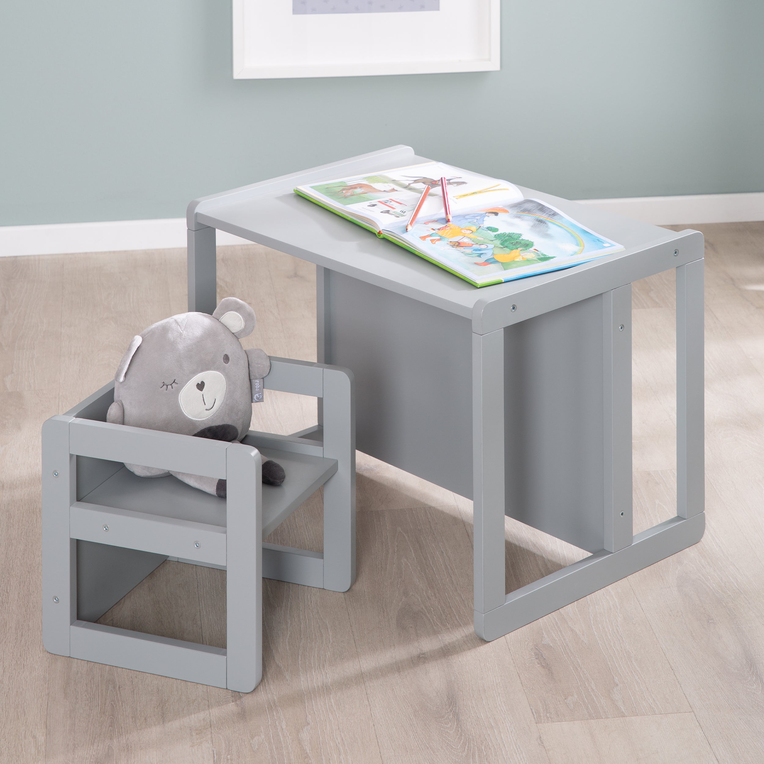 Roba 450004GA Kindersitzgruppe 3in1 grau – Spielmöbel - Produktbild 10