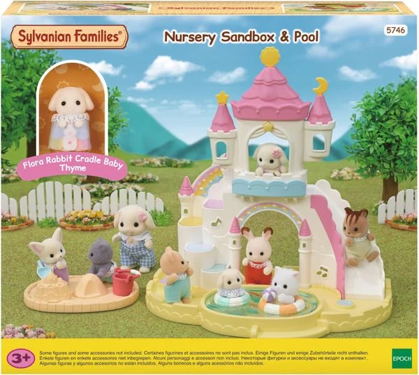 Sylvanian Families 5746 Erlebniskindergarten Sandkasten und Pool