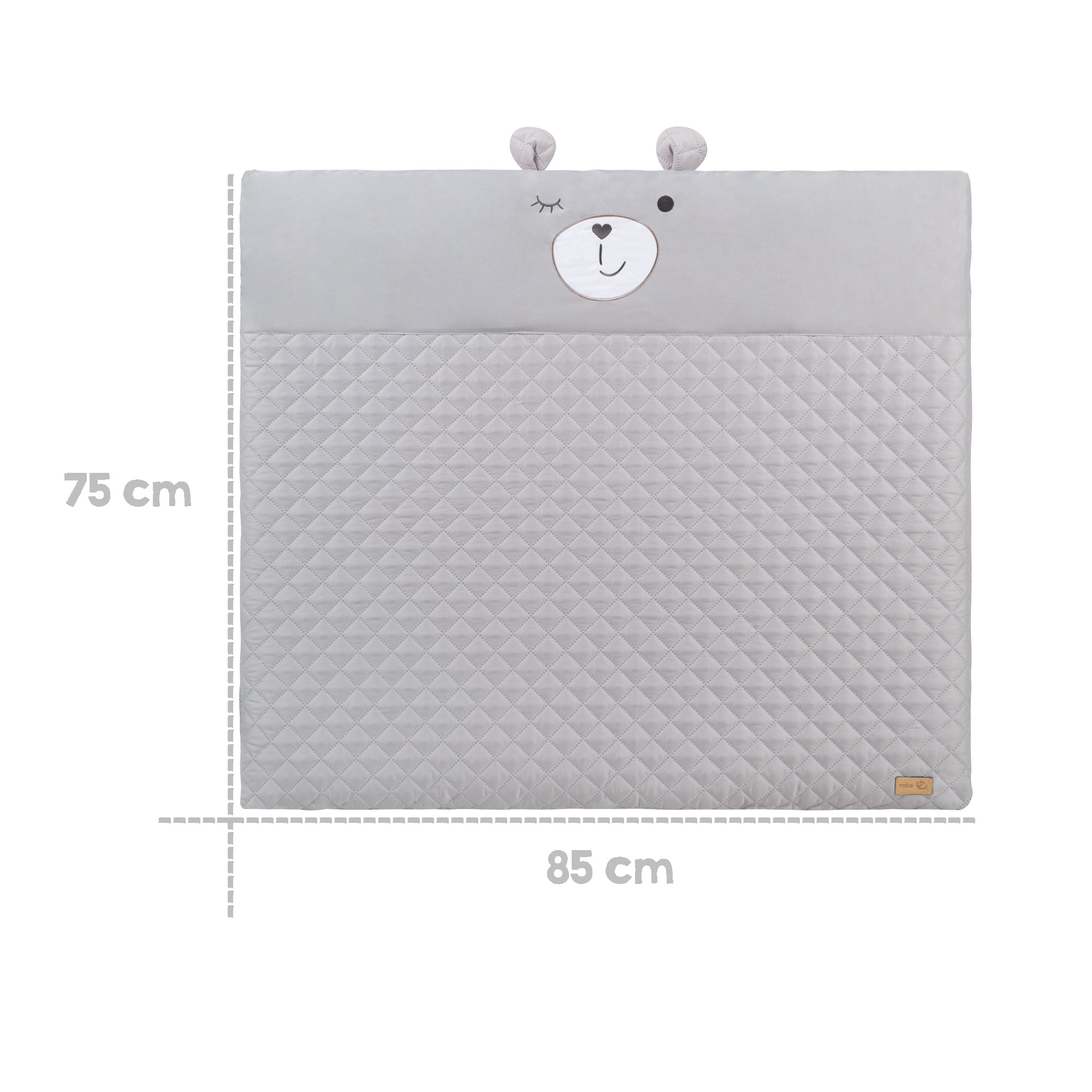 Roba 307075V230 Krabbeldecke mit Spielbogen grau – Krabbeldecken - Produktbild 7