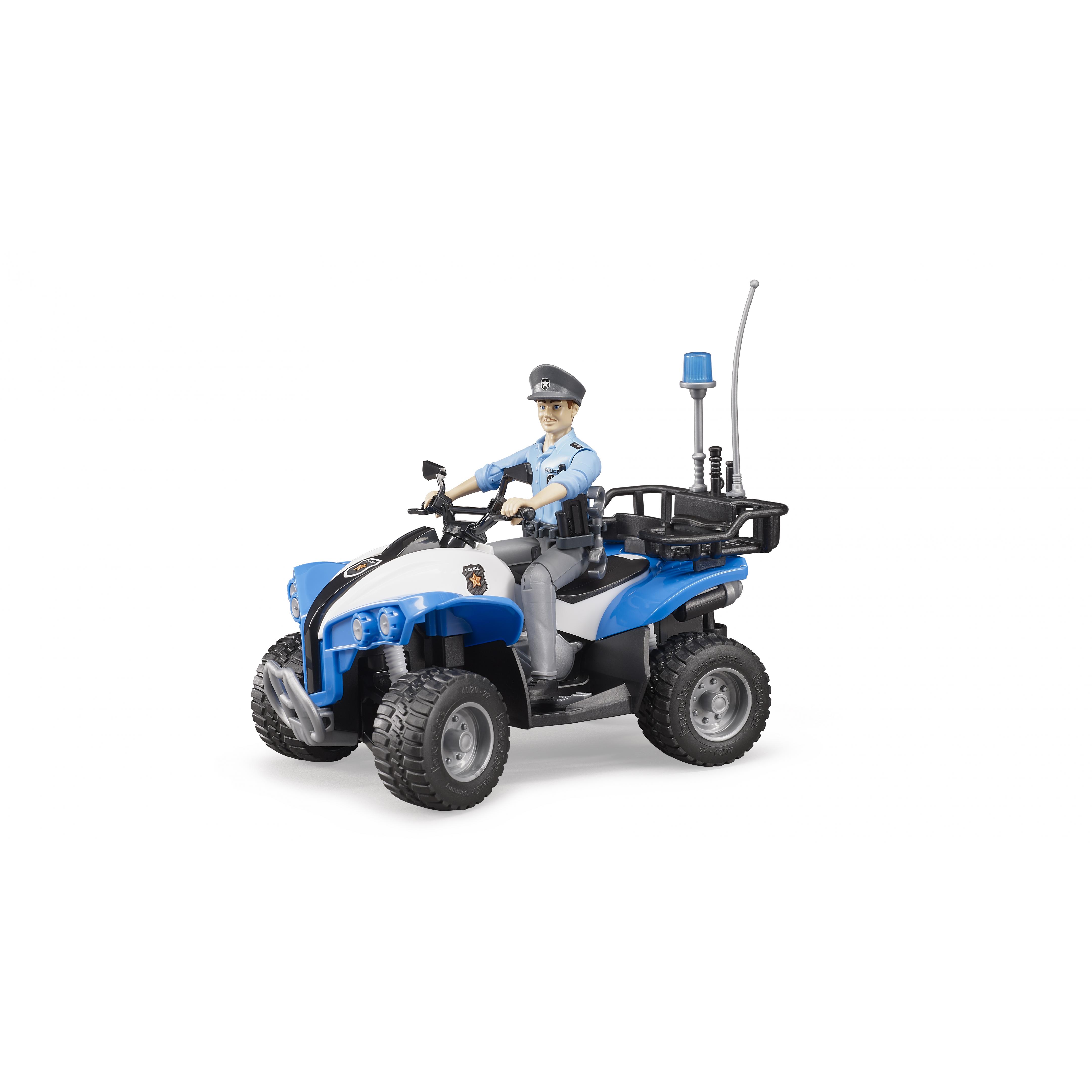 BRUDER 63010 - Polizei-Quad mit Polizist und Ausstattung - Bild 5