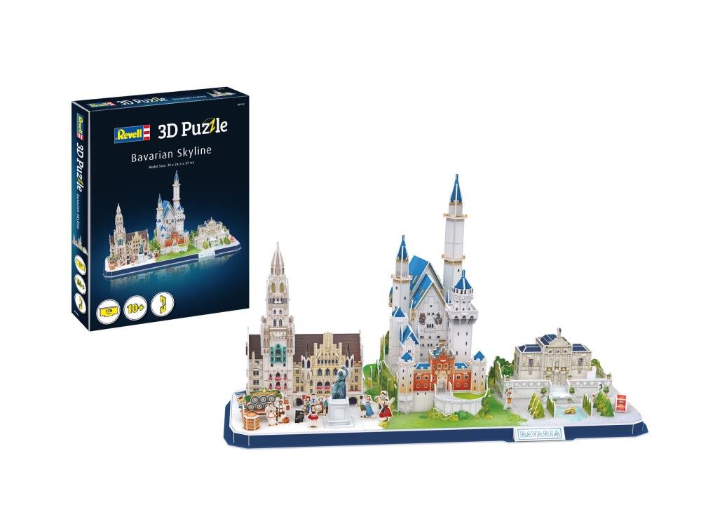 Revell 00143 3D Puzzle Bayern Skyline Revell, 00143, 3D, Puzzle, Bayern, Skyline