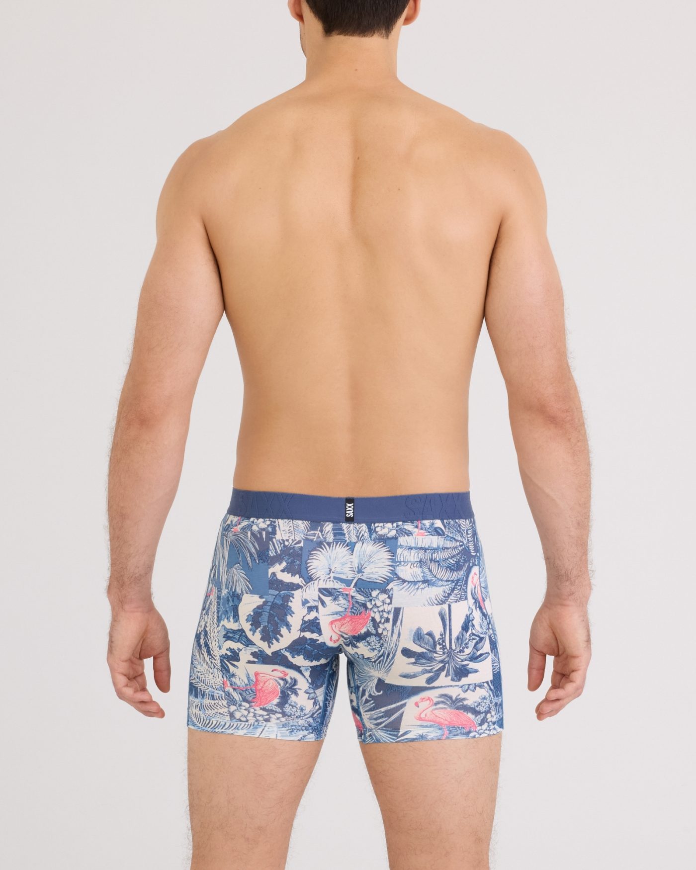 SAXX Boxershort DropTemp Cooling Cotton - Blau / Weiss - Bild 2