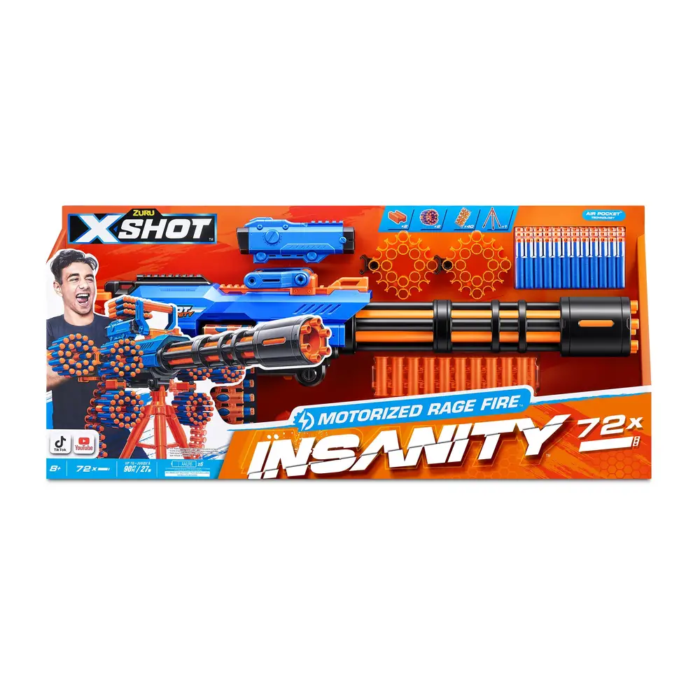 XSHOT - Insanity Blaster Rage Fire mot.