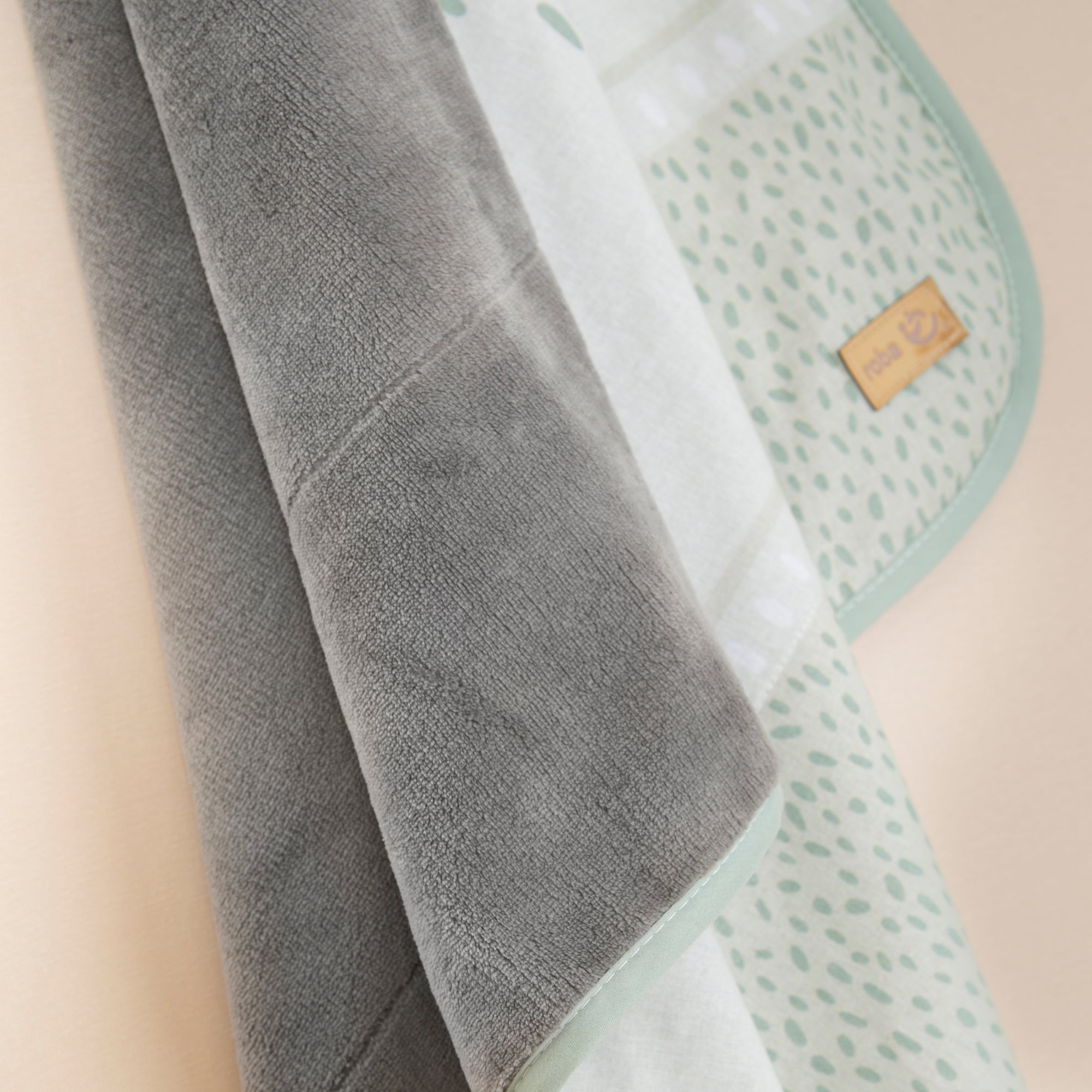 Roba 306100S283 Kuscheldecke Woodland Buddies grün – Heim Textilien - Produktbild 2