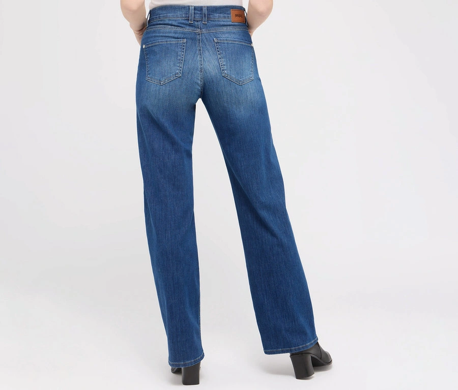 ANGELS Damen Jeans Liz 350250030 – Relaxed Fit, Mid Blue Used