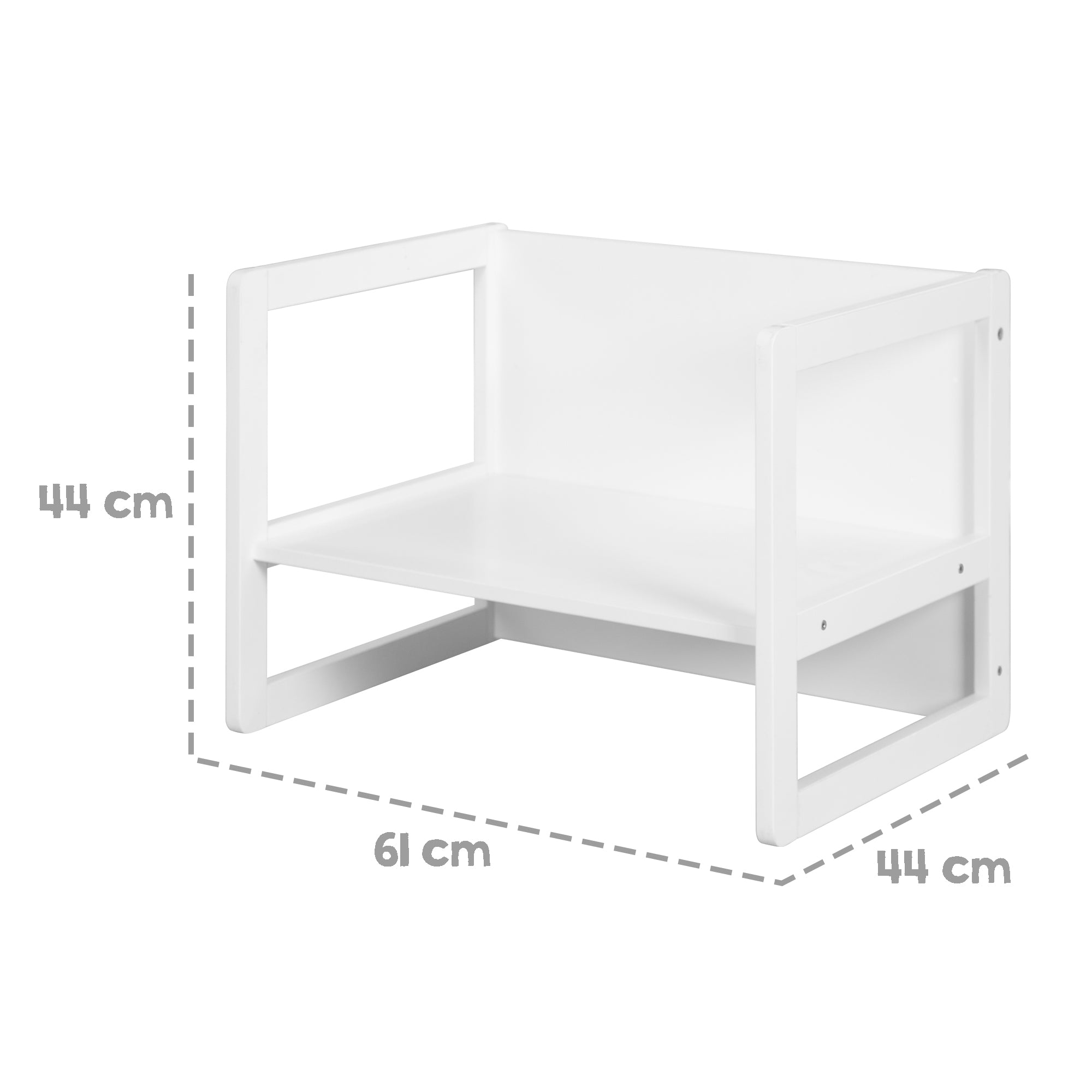 Roba 450004WE Kindersitzgruppe 3in1 weiß – Spielmöbel - Produktbild 14