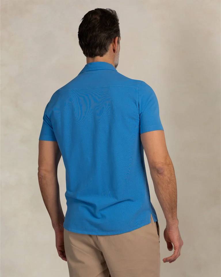 NZA 26CN590SSB/XXL Hemd - Kurzarm / Marineblau - XXL