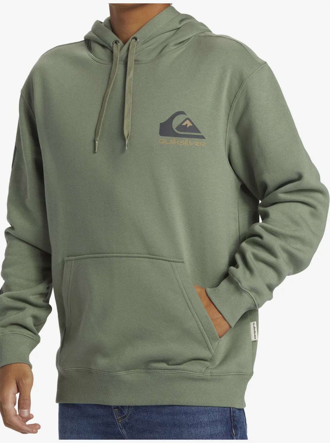 Quiksilver Omni Logo - Kapuzenpulli für Männer Minzgrün GR. L