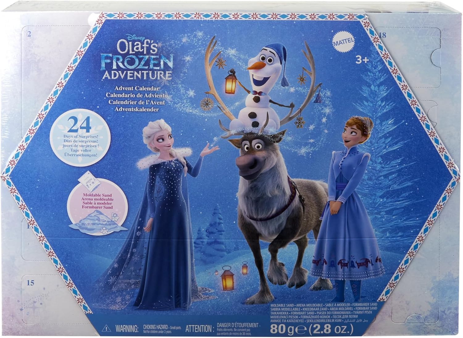 Disney Die Eiskönigin Kleine Adventskalender Person, Kleidung, Kleid, Werbung, Hirsch