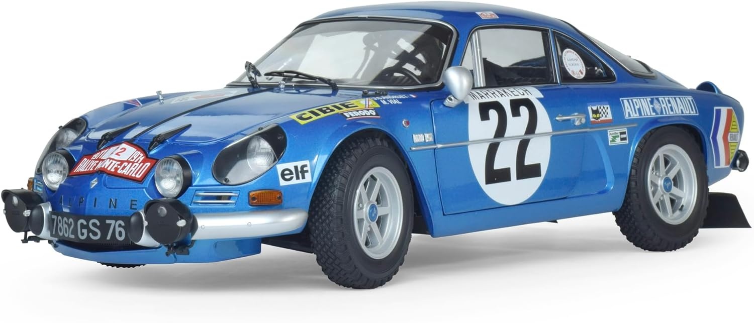 IXO 520010111 Renault Alpine A110 Rally Premium Modellbausatz 1:8 Auto, Fahrzeug, Maschine, Rad, Leichtmetallrad