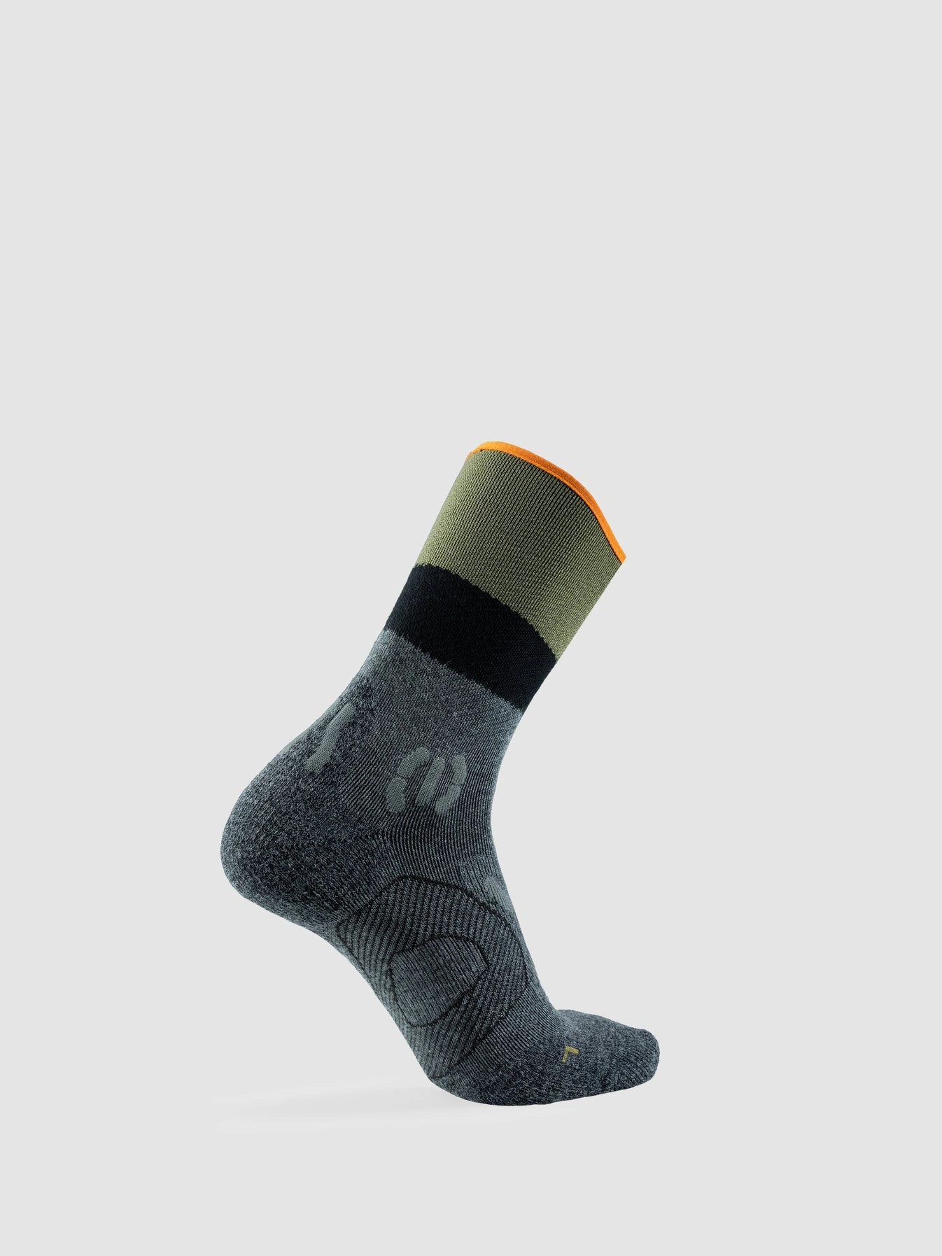 UYN Herren Trekkingsocken One Cool S100291G043 - Anthrazit/Grün GR. 39/41