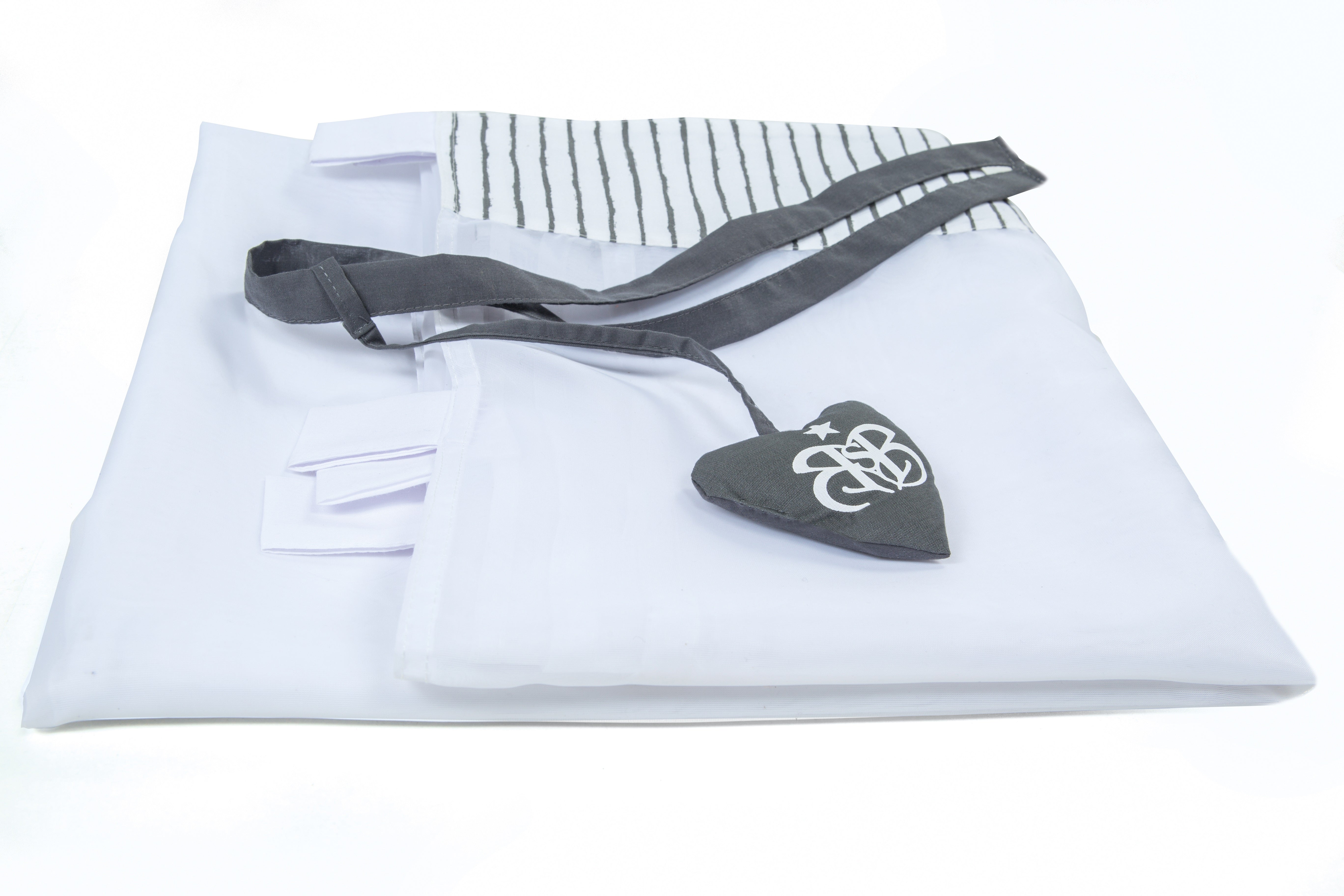 Roba 306105RS3 Vorhangset 2 Schals Rock Star Baby 3 weiß – Heim Textilien - Produktbild 2