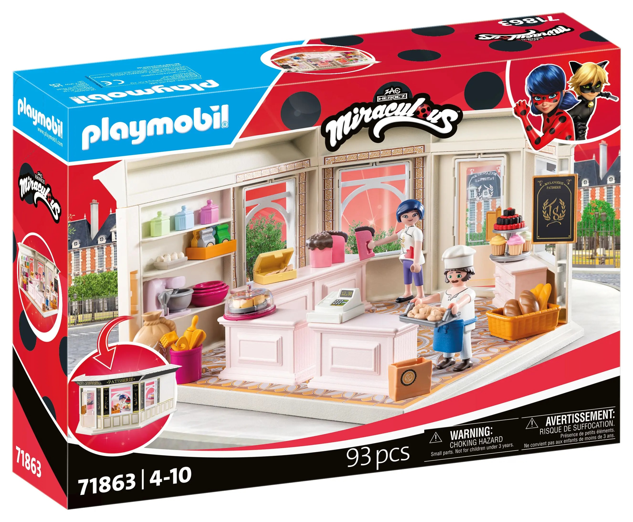 PLAYMOBIL 71863 Miraculous: Französische Bäckerei