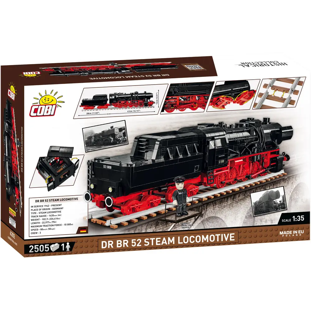 Cobi 6282 DR BR 52 Steam Locomotive
