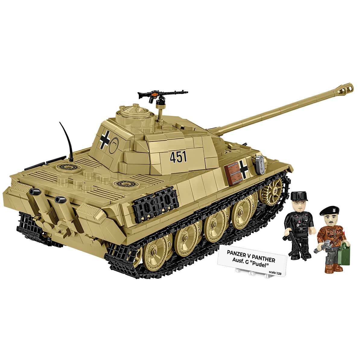 COBI 2655 - PANZER V Panther AUSF. G PUDEL, 1:28 - Bild 6