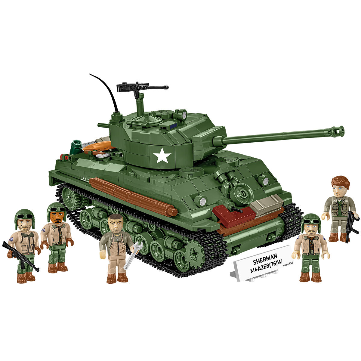 COBI 3118 - Sherman M4A2E8 (76) W - Bild 5