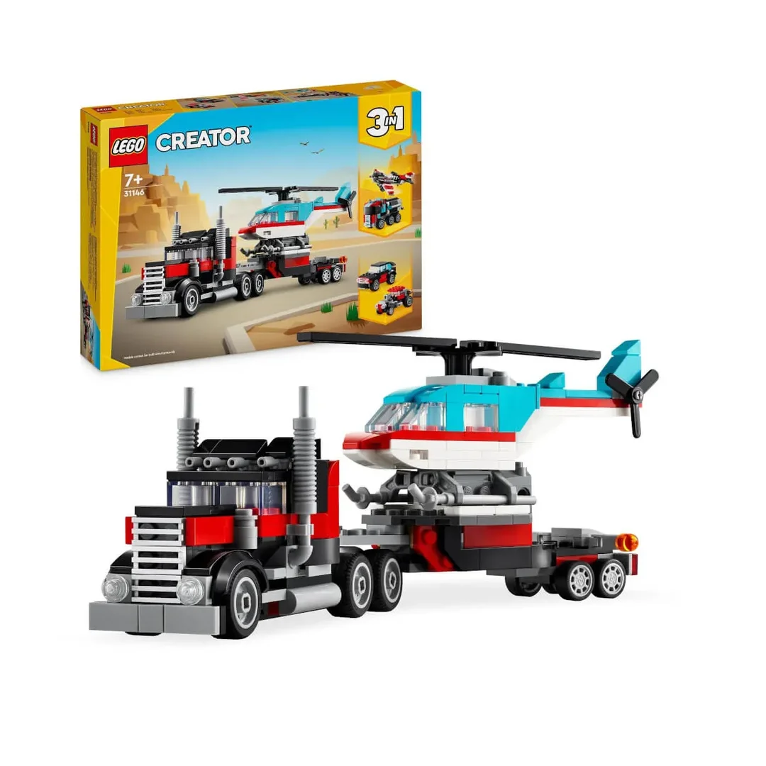 LEGO 31146 Tieflader Mit Hubschrauber LEGO, 31146, Tieflader, Mit, Hubschrauber