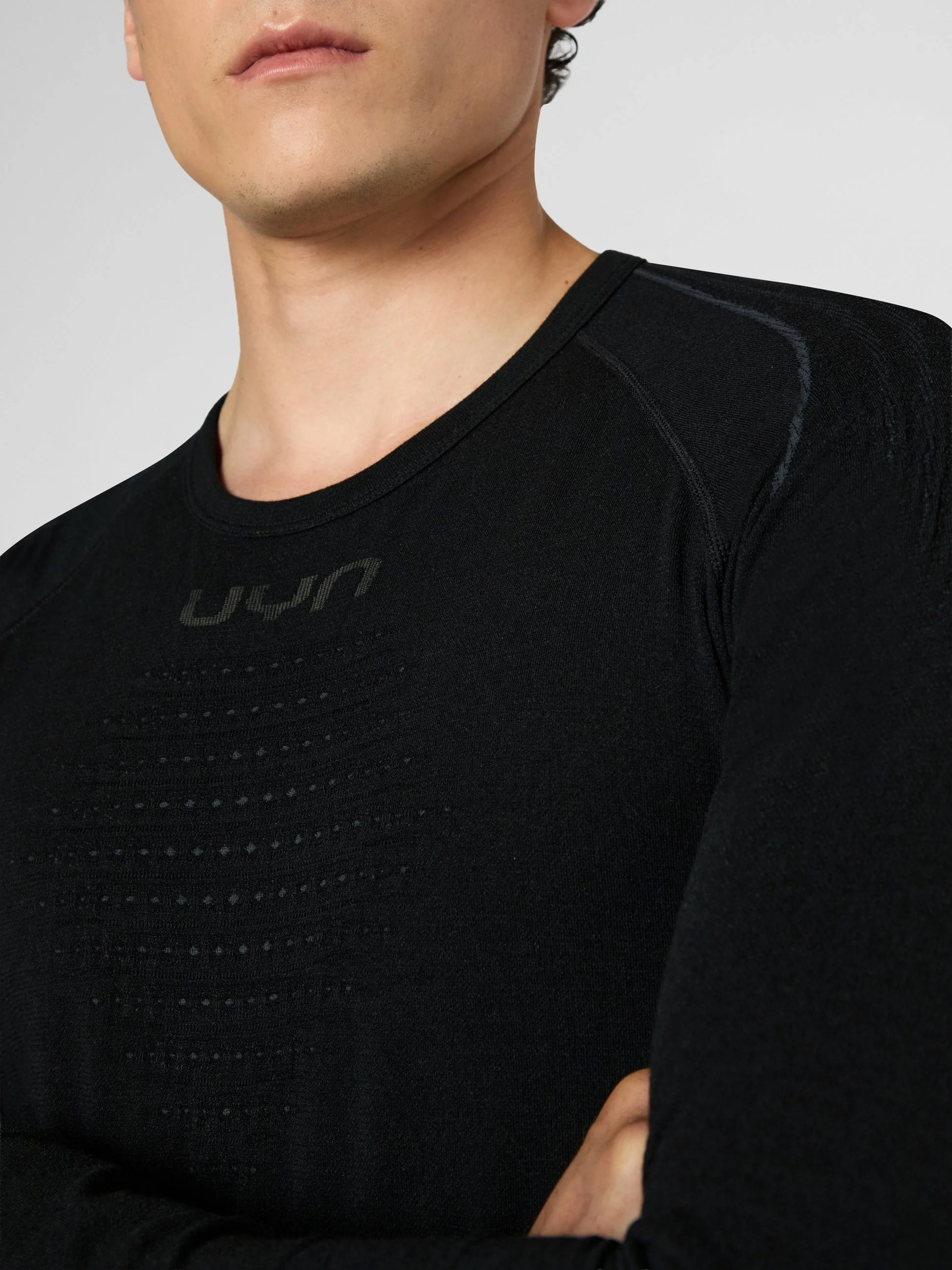 UYN Herren Evolutyon Biotech Underwear Shirt Long Sleeve U100414B000 - Schwarz GR. L/XL