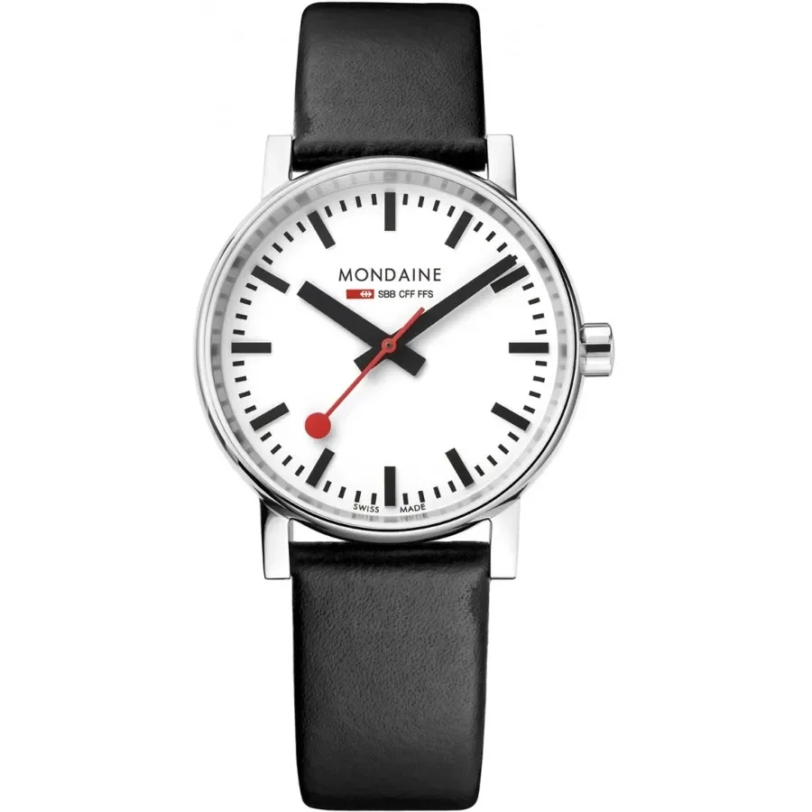 Mondaine, evo2, 316L, Stainless, steel, Wiße, MSE.35110.LBV