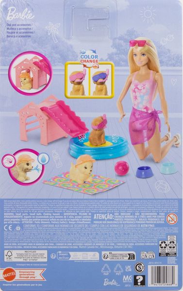 Barbie® Pool Party - Aloha Blonde Puppe Figur, Spielzeug, Puppe, Person