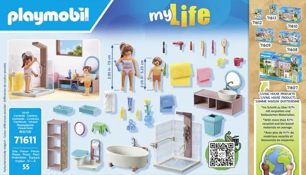 PLAYMOBIL 71611 Badezimmer