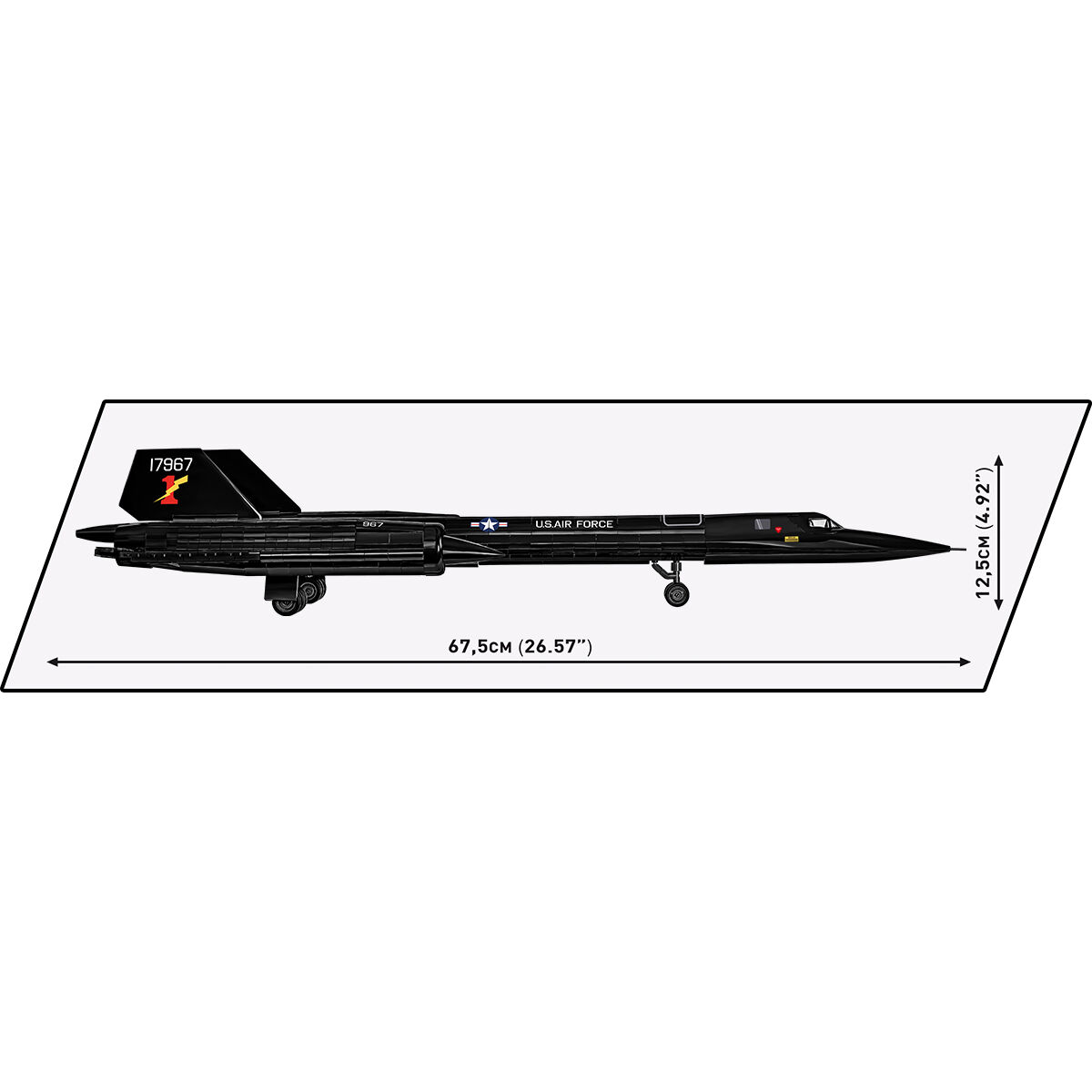 COBI 5891 - Lockheed SR-71 Blackbird - Bild 8