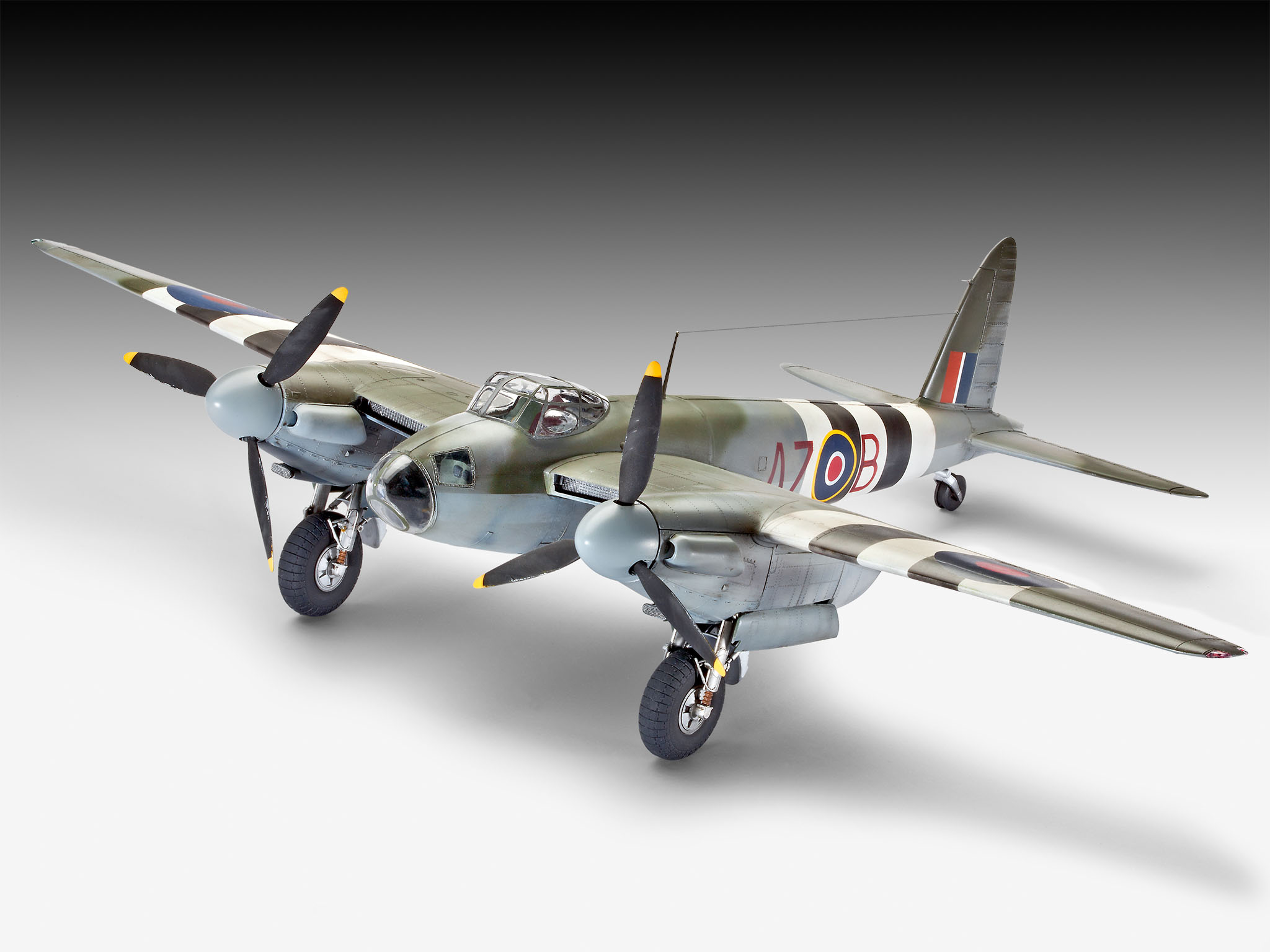 Revell 04758 De Havilland Mosquito Mk.IV Modellbausatz Flugzeug, Fahrzeug, Kampfflugzeug, Bomber
